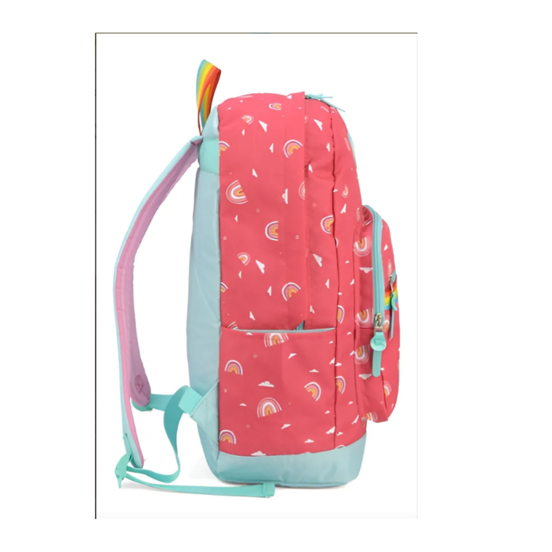 Mochila Escolar Infantil Arco Íris Luxcel 