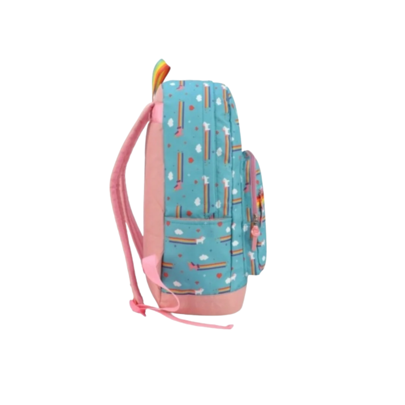 Mochila Costas Up4you Grl Power Unicórnio/arco Iris 